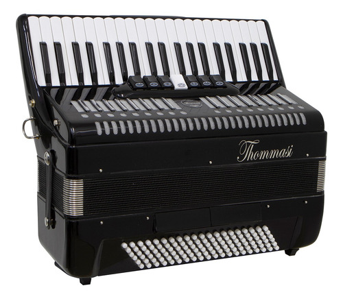 Acordeão Thommasi Ta-12009 120 Baixos 41 Teclas Preto