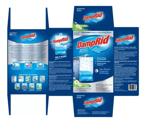 ABSORBENTE HUMEDAD 3 PACK DAMPRID