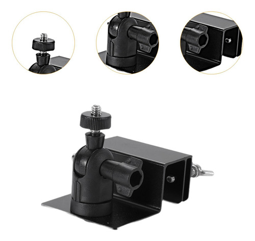Accesorios De Soporte De Montaje De Canal Resistente A Negro