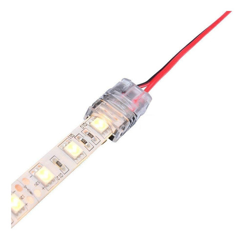 Imagen 1 de 1 de Conector Union Para Cable Y Cinta Led 8mm Iluminacion 