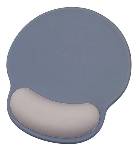 Mouse Pad Multicolor Ergonómico Con Apoya Muñeca De Silicona Gris Con Beige