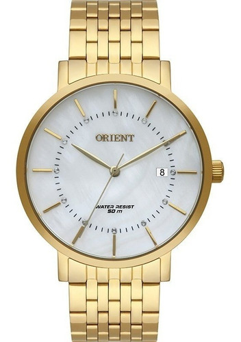 Relogio Orient Feminino Dourado - Fgss1164 B1kx
