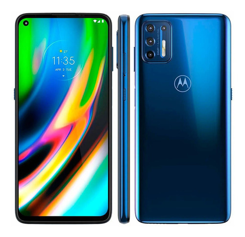 Smartphone Motorola G9 Plus 128gb Câmera Quadrupla Azul