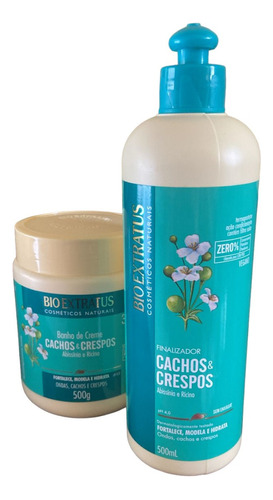 Kit Bio Extratus Cachos Crespos Bc 500ml 1 Finalizador 500ml