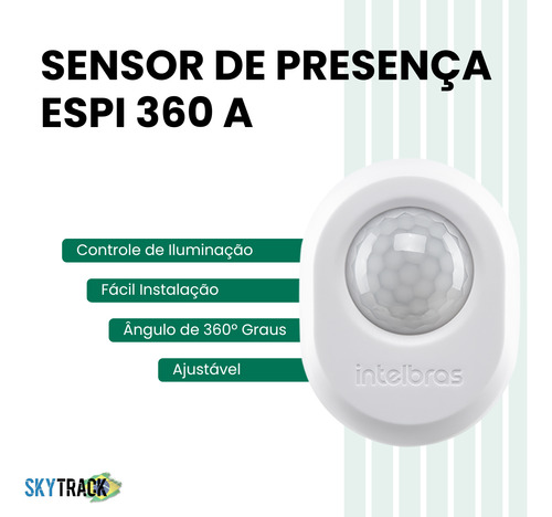 Kit 4x Sensor De Movimento Interruptor Espi 360 A Intelbras