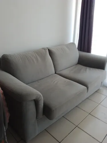 Sillón Ancona 2c Velvet Gris (Usado)