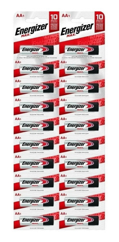 Pilas Aa Alcalina Energizer Max X4 Unidades 