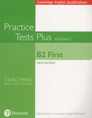 Practice Tests Plus B2 First - Volume 1 Book No Key