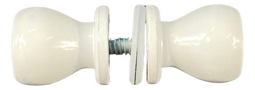 Puxador Para Box De Vidro 1629b Cor Branco