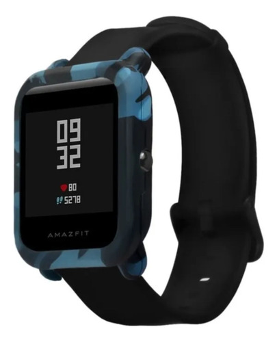 Capa Case Proteção Acrílico Camuflada Amazfit Bip A1608