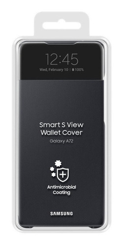 Samsung Case S-view Flip Wallet Cover Para Galaxy A72