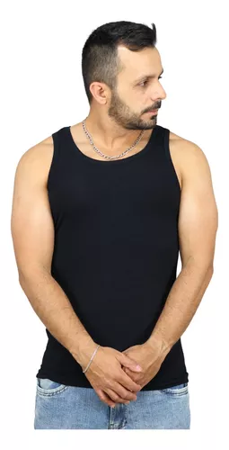 Camiseta Regata Masculina Modelo Americano Gringa Elastano