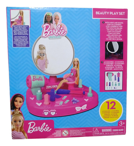 Juego De Belleza Barbie Wellness