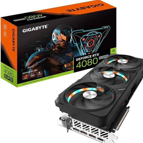 Placa De Video Gigabyte Geforce Rtx 4080 Super Gaming Oc 16g