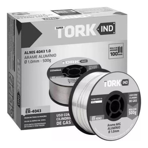 Arame Solda 1,0mm Mig 0,500g Er4043 Al9054043-1.0 Unic Unic