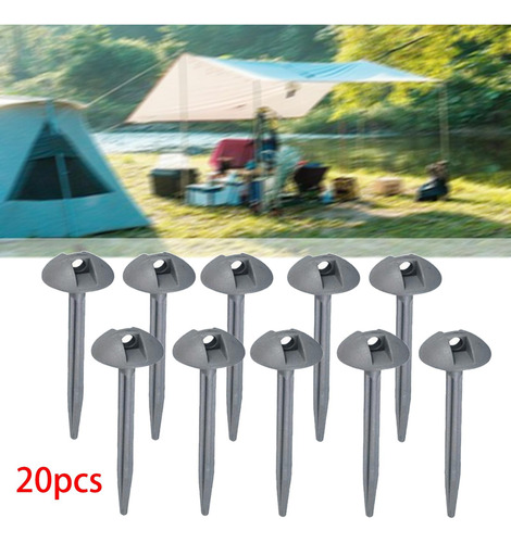 2x 10 Piezas De Estacas Para Tienda De Campaña, Clavos ,