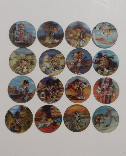 Tazos Chester Por El Mundo 3d Antiguos Coleccion Pepsico Sna