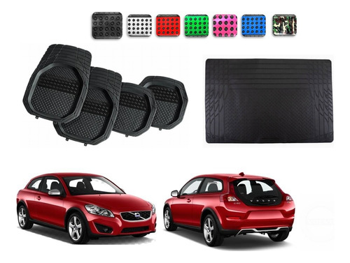 Tapetes 4pz Color 3d + Cajuela Volvo C30 2011 2012 2013 2014