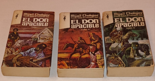 El Don Apacible Tomo 1, 3, Y 4 - Mijail Cholojov (Usado)