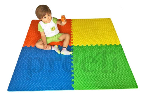 Tapete Alfombra Bebe Fomy 4 Piezas 60 X 60 X 1 Cm