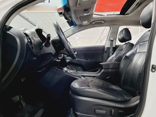 Imagem 10 de 14 de Kia Sportage 2.0 Ex 4x2 16v 2014 Branca Top De Linha