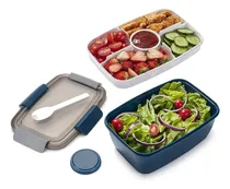 Comprar Lunch Container To Go, Ensaladeras De 2000 Ml Con 4 Comparti
