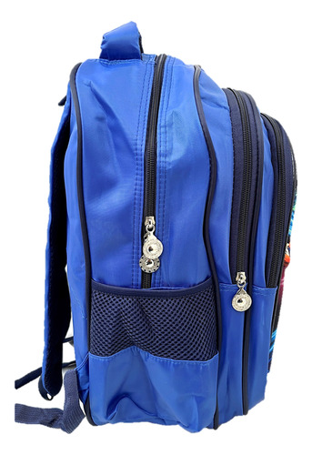 Mochila Goku Dragon Ball Z Set Lonchera+ Lapicera 3d Luz Led Dragon Ball Z Azul Mochila Goku Combo 3 Piezas