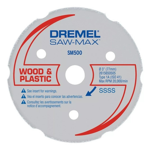 Disco de corte de serra multiuso Dremel Sm500 Dsm500 Max