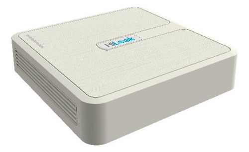 HiLook NVR 4 Megapixel Compatible con Cámaras AcuSense 4 Canales IP + 4 Puertos PoE+ Con 1 Bahía de Disco Duro Y Salida en Full HD NVR-104H-D/4P(C)
