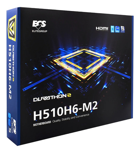Tarjeta Madre Ecs H510h6-m2 Lga1200 10th-11th Gen Ddr4 New