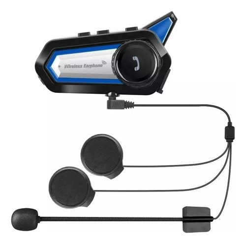 Intercomunicador Audífono Mic Casco Moto Ip67 Universal Bt31