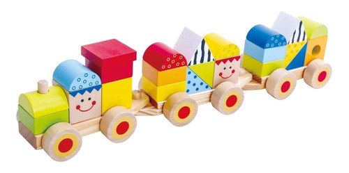 Imagem 1 de 2 de Trem De Blocos - Tooky Toy