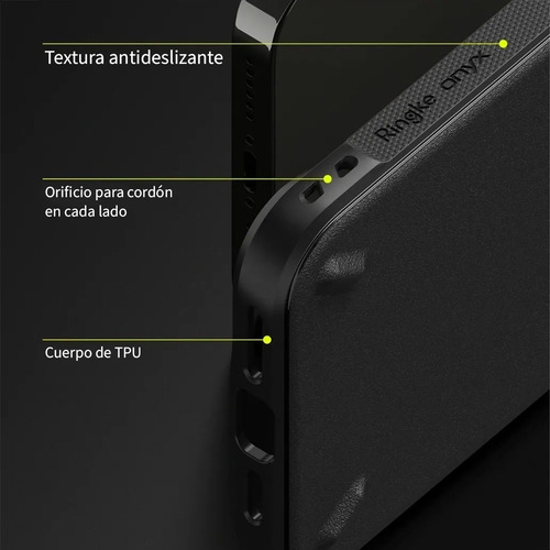 Imagen 6 de 8 de Funda Para iPhone 13 Pro Max Ringke Onyx Reforzada Negra