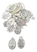 Comprar 100 Medallas Dije Virgen Rosa Mistica 23mm (italy) Souvenirs