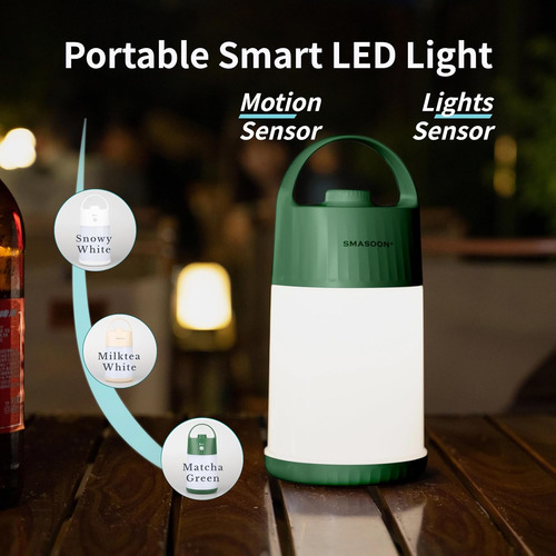 Luz Nocturna Led Con Sensor De Movimiento, Lámpara De Mesa I