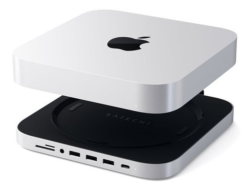 Hub Usb-c Satechi Base P/ Mac Mini 6 Portas Prata