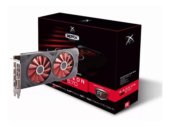 AMD XFX Radeon RX 500 Series RX 570 RX-570P8DFD6 XXX Edition - 8 GB