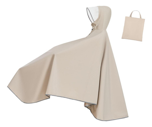 Poncho De Lluvia Para Bicicleta, Impermeable Con Capucha Par