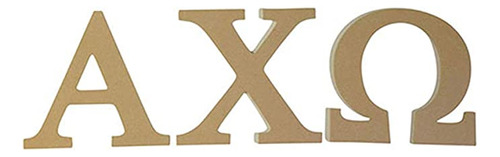 Alpha Chi Omega Sorority 7.5&quot; Juego De Letras De Mader.