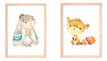 Comprar Láminas Imprimibles Animales Bosque Mariposas Ciervos