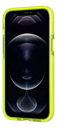 Funda Tech21 Evo Check Para iPhone 12 Pro Max, Amarilla Lumi