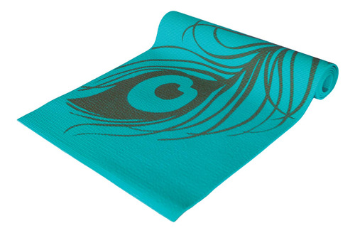 Wai Lana De Yoga Y Pilates Mat, Pluma De Pavo Real (aqua)