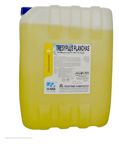 Desengrasante En Caliente, Tresyplus Planchas / 20 Lt Vijusa