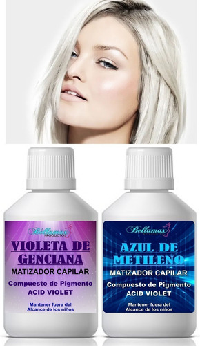 Violeta De Genciana + Azul De Metileno Bellamax 1 Litro Cada