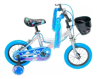 Bicicleta Infantil Nena Rodado 12 Con Rueditas Baby Shopping