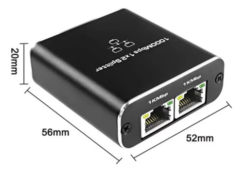 Divisor Modem Camera Rj45 High Speed Splitter Ethernet 1x2
