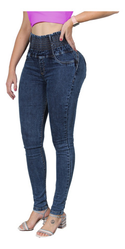 Calça Jeans Modelador Bojo Lipo Chapa Barriga Levanta Bumbum