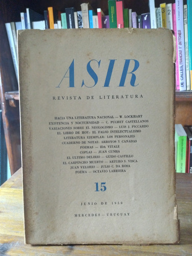 Asir. Revista Literaria Nº 15 (uruguay)