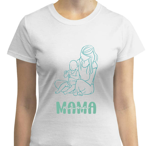 Playera Con Diseño De Mamá - Amor - Mamá E Hijos