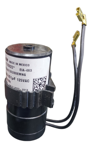 Capacitor 288uf - 351uf, 125vac Compresor 117u5022 Ngm